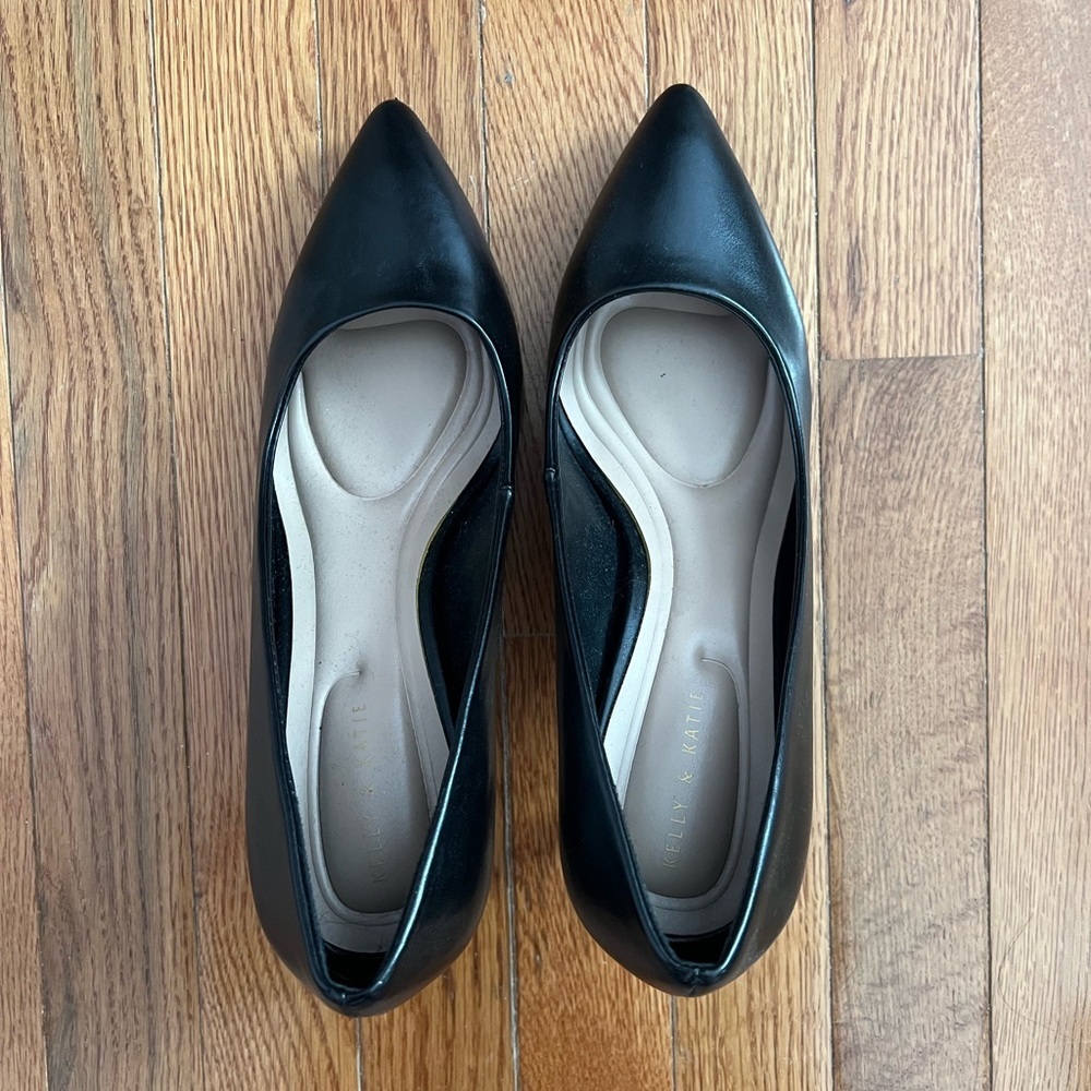 Black Pointed Toe Women's Shoes